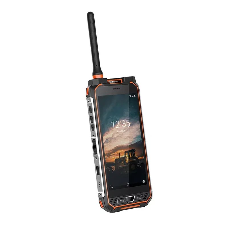Aoro m5 ip68 phone low price 4g mobile phone dmr mobile radio android 3g 4g network walkie talkie android zello
